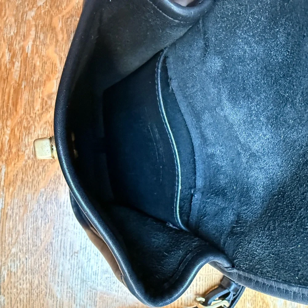 Vintage Coach Black Leather purse - Picture 5 of 6